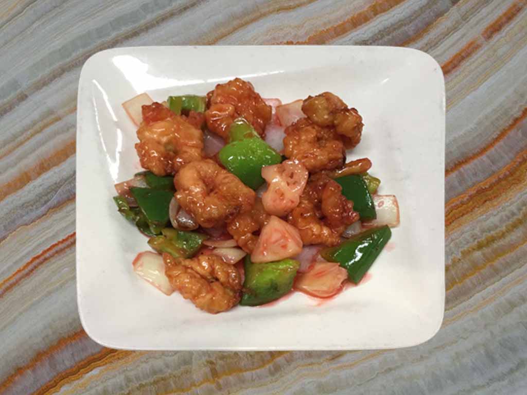 Order 503. Sweet and Sour Shrimp food online from San Sun store, San Francisco on bringmethat.com