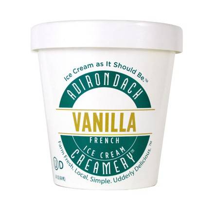 Order Adirondack Creamery Vanilla Ice Cream (14 oz) food online from Adirondack Creamery store, Baltimore on bringmethat.com