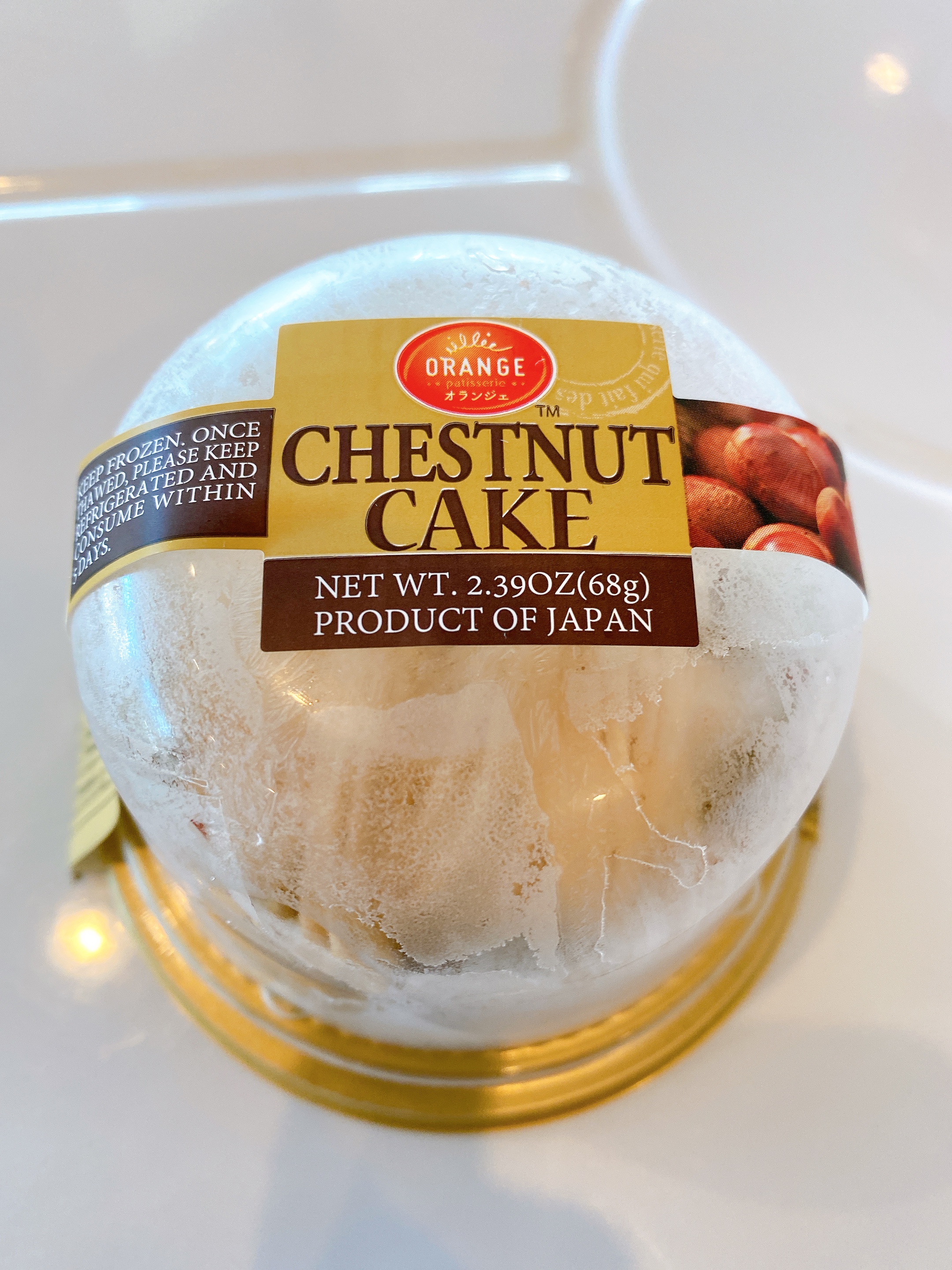 Order Japanese Chestnut cake  food online from Pho Ever store, Newark on bringmethat.com