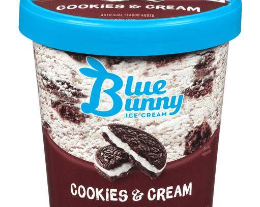 Order Blue Bunny COOKIES & CREAM 1 Pint food online from Abc Discount Store store, San Diego on bringmethat.com
