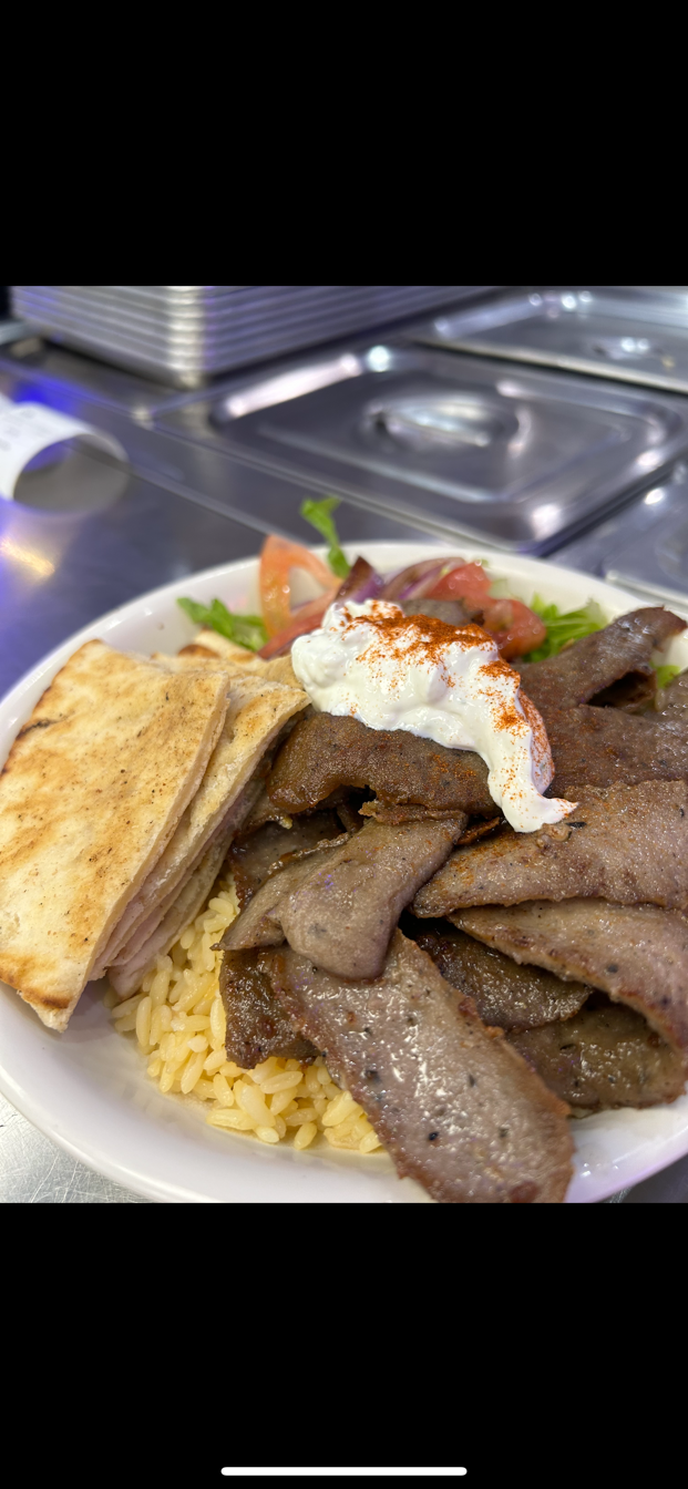 Order Beef + Lamb Gyro Bowl ( nyc cart style) food online from Pita Bowl store, Nutley on bringmethat.com