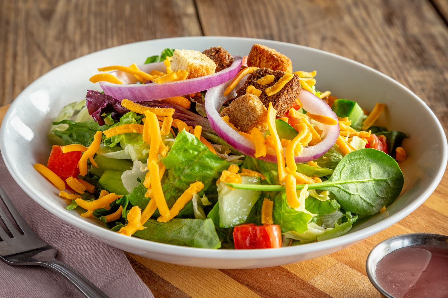 Order House Side Salad food online from Uno Chicago Grill store, Maple Shade Township on bringmethat.com