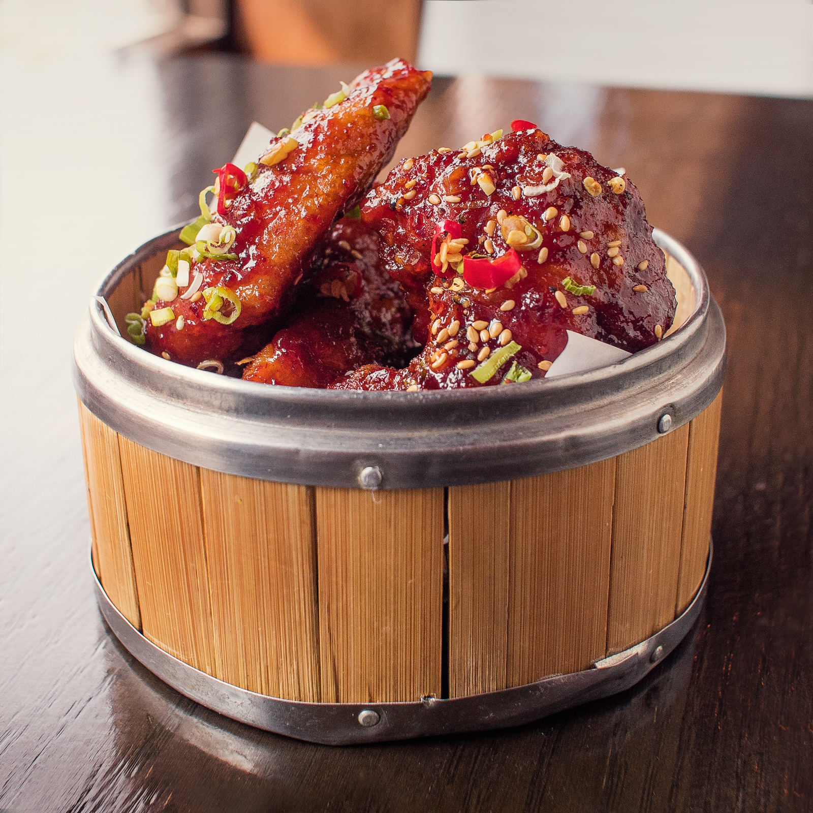 Order Spicy Korean Chicken Wings food online from Rock wrap & roll store, Chicago on bringmethat.com