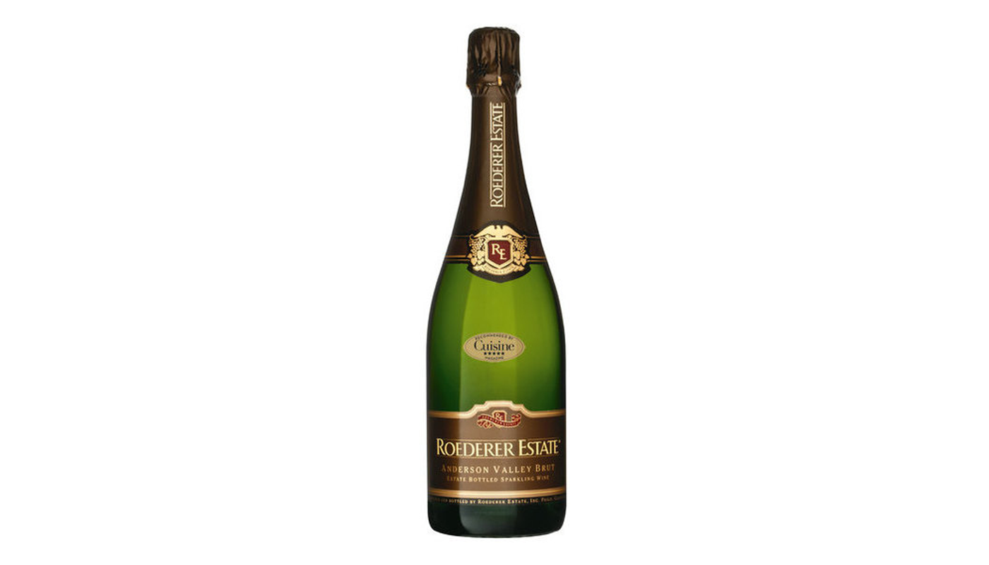 Order Roederer Estate Brut Anderson Valley Champagne Blend Sparkling Wine 750mL food online from House Of Cigar & Liquor store, Redondo Beach on bringmethat.com