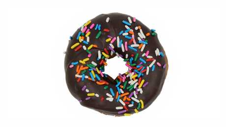 Order Chocolate Factory Donut food online from Factory Donuts store, Media on bringmethat.com