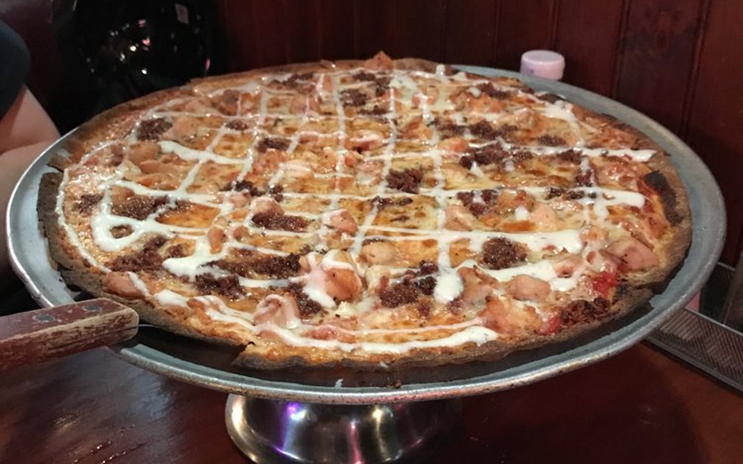 Order Chicken Bacon Ranch Pizza food online from La Rosa Pizzeria - Highland Park store, Highland Park on bringmethat.com