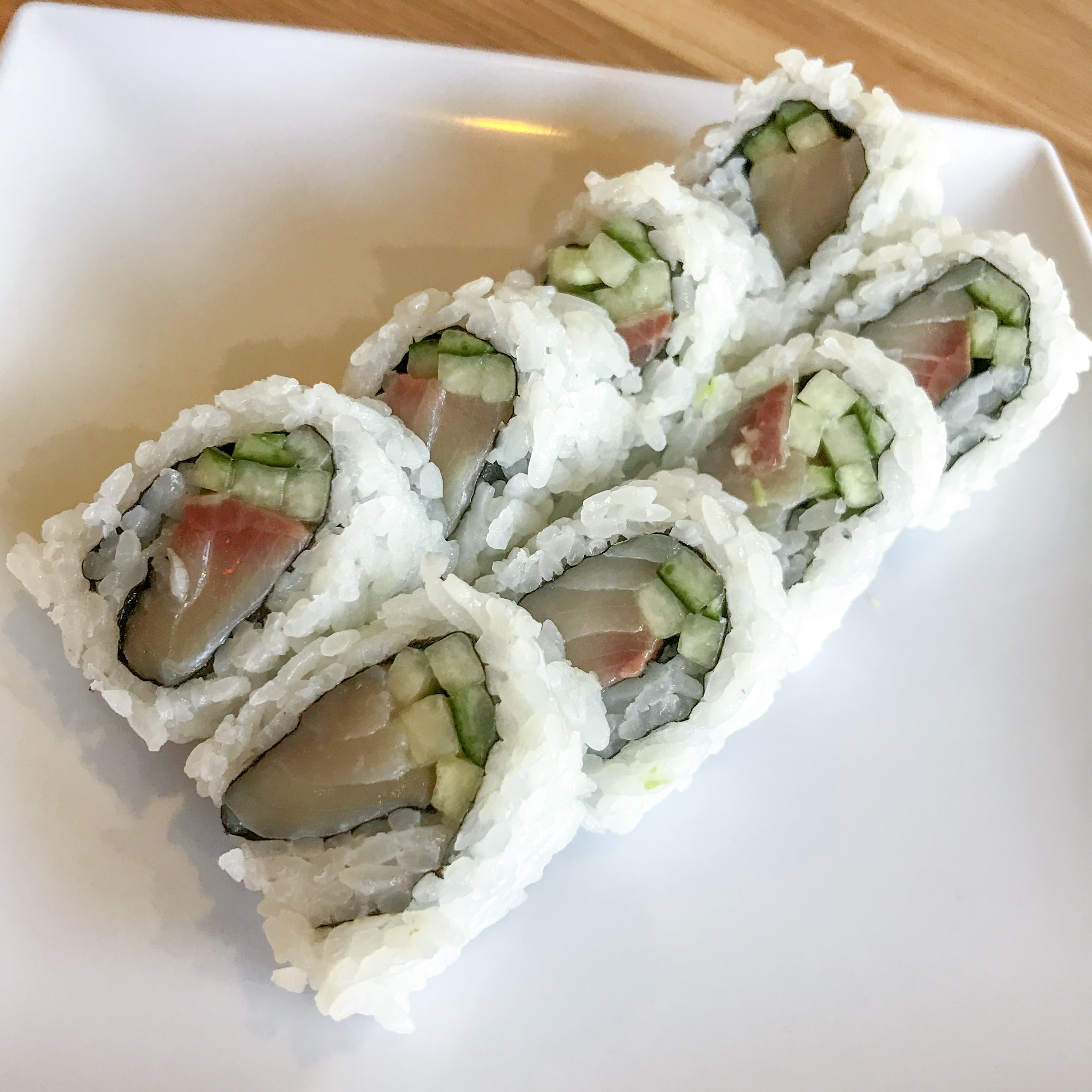 Order Yellowtail Roll food online from Rollstop Sushi store, San Pedro on bringmethat.com