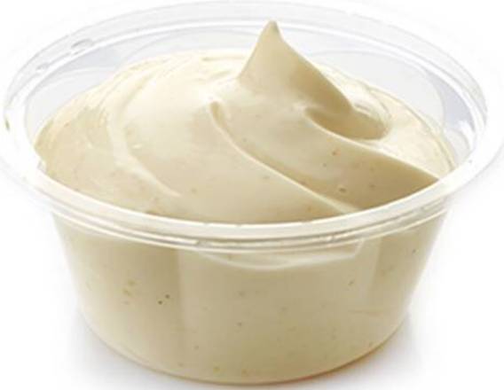 Order House Garlic Sauce 8oz container  food online from Kabab Plus store, Thousand Oaks on bringmethat.com