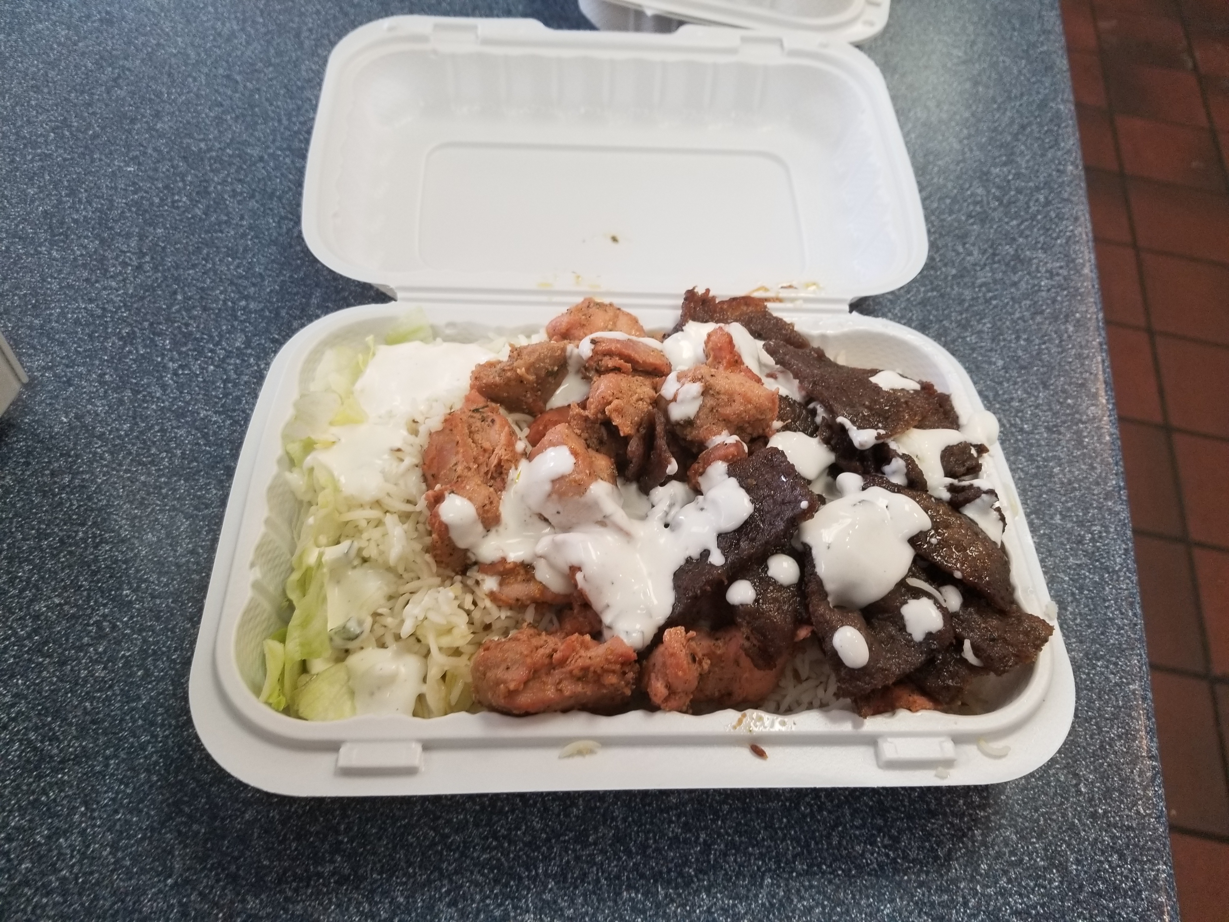 Order Chicken Gyro with Rice food online from Z French Tacos And Gyros store, Baltimore on bringmethat.com