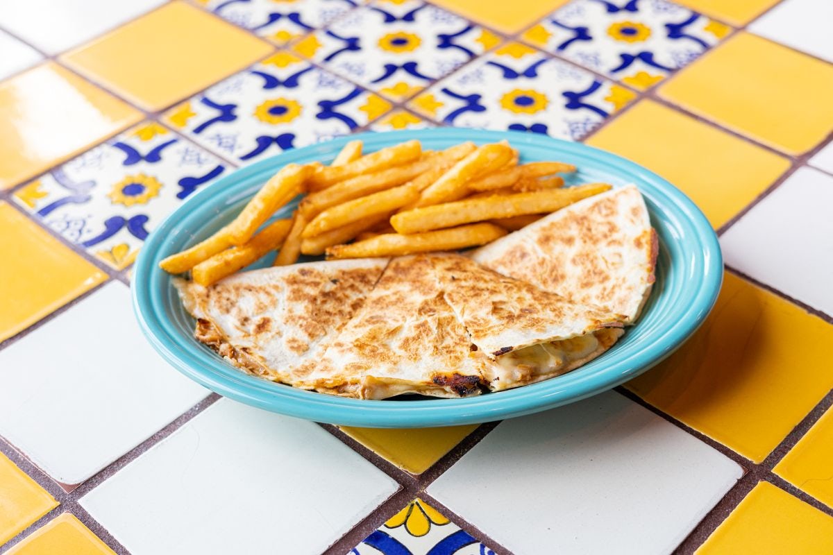 Order Glad-To-See-Ya Quesadilla food online from Margaritas Mexican Restaurant store, Framingham on bringmethat.com