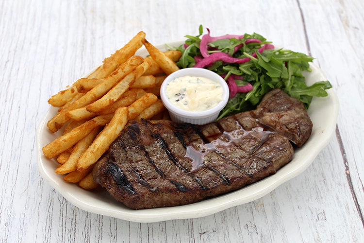 Order Grilled NY Strip Steak food online from Westville Wall Street store, New York on bringmethat.com