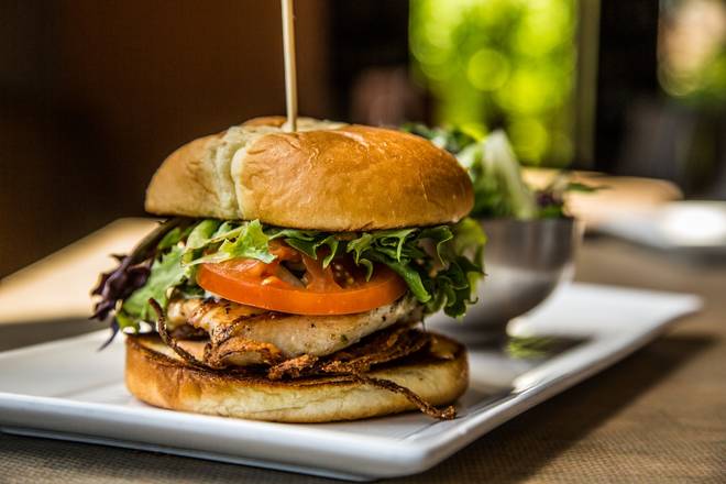 Order Chicken Signature Burger food online from Twigs Bistro And Martini Bar store, Spokane on bringmethat.com