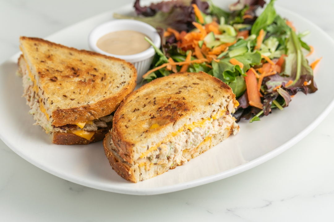 Order Tuna Melt Sandwich food online from The Nosh of Beverly Hills store, Beverly Hills on bringmethat.com