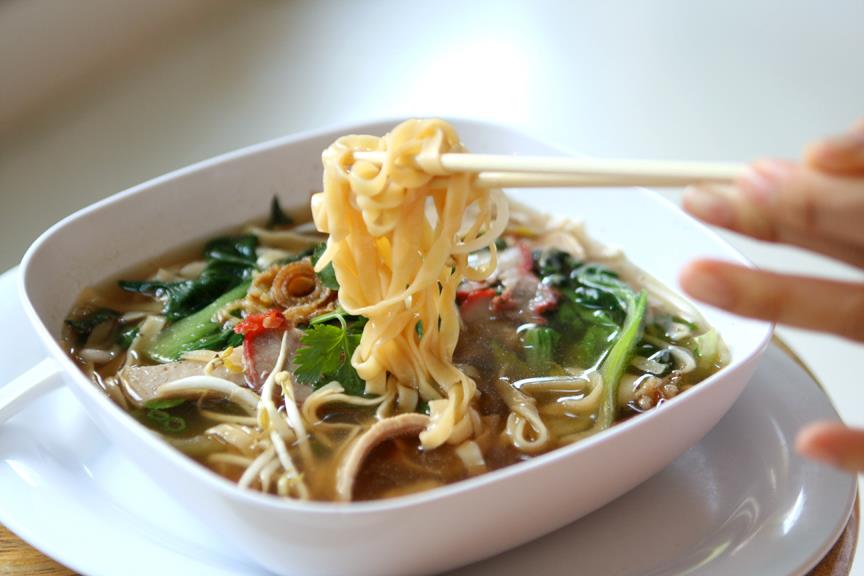Order Laos Egg Noodle Soup food online from Fire Grill store, Charleston on bringmethat.com
