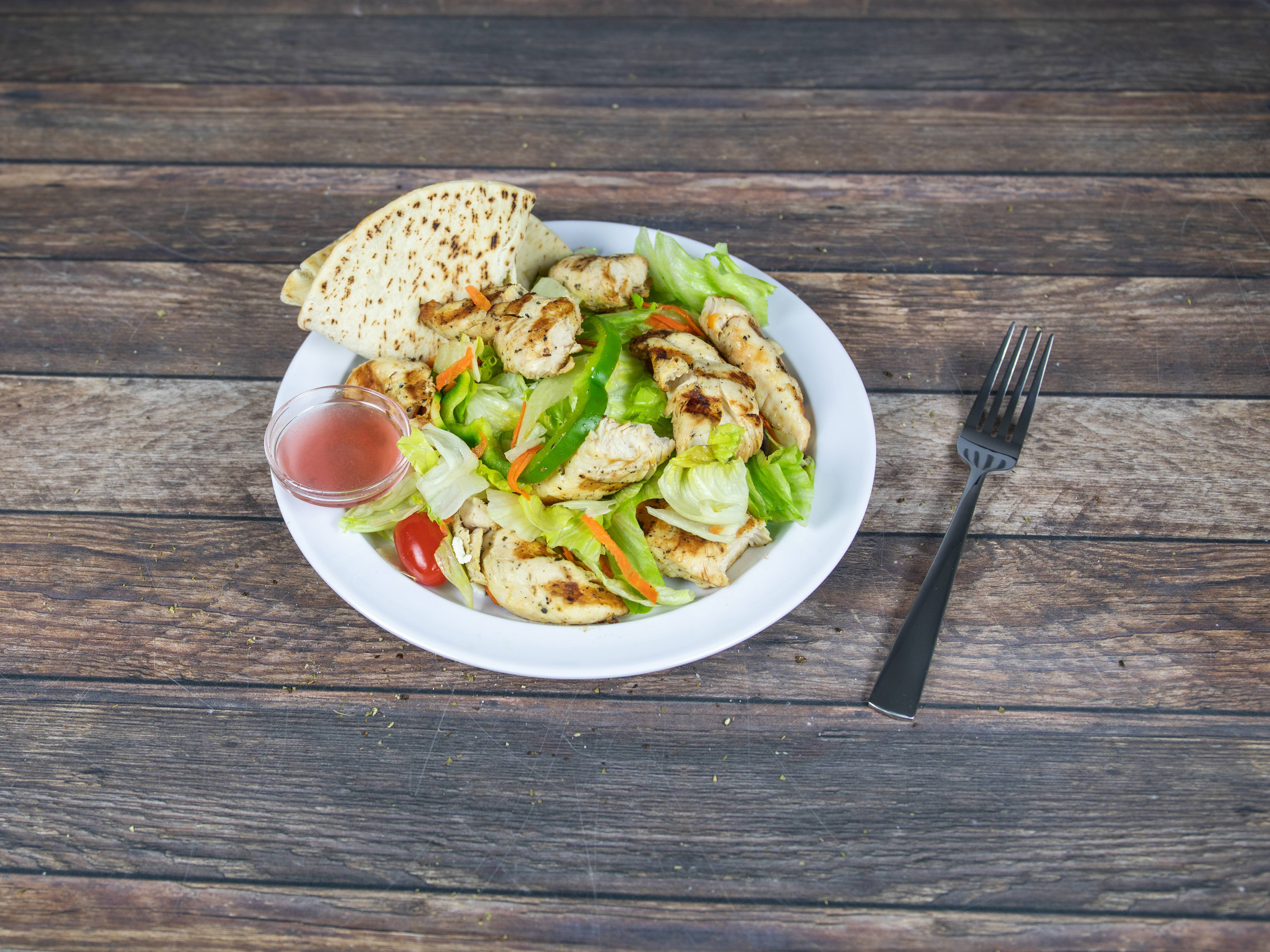 Order Grilled Chicken Kabob Salad food online from Nick Place store, Salisbury on bringmethat.com