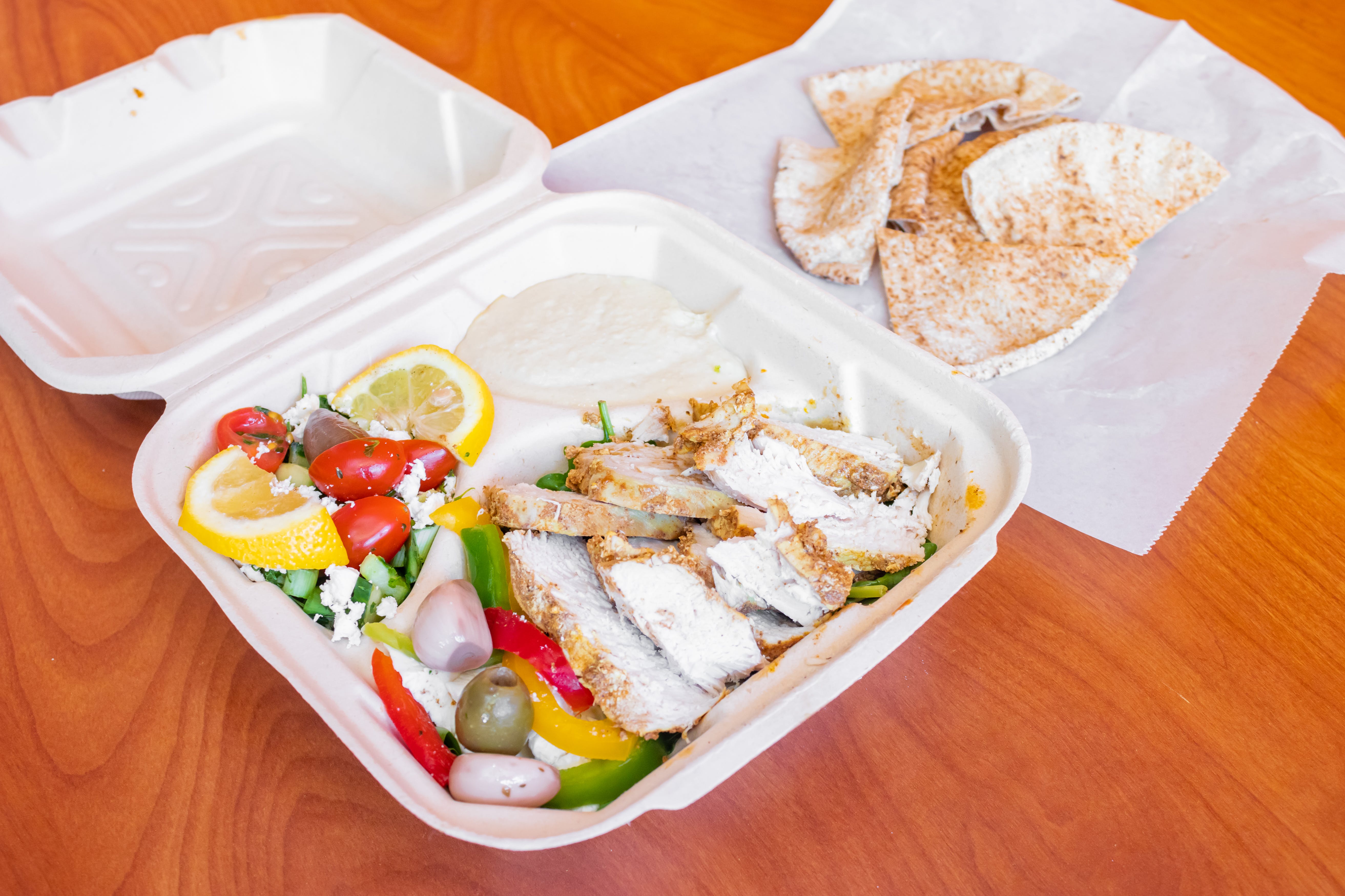Order Chicken Combo Platter - Platter food online from Shawarma House store, San Francisco on bringmethat.com