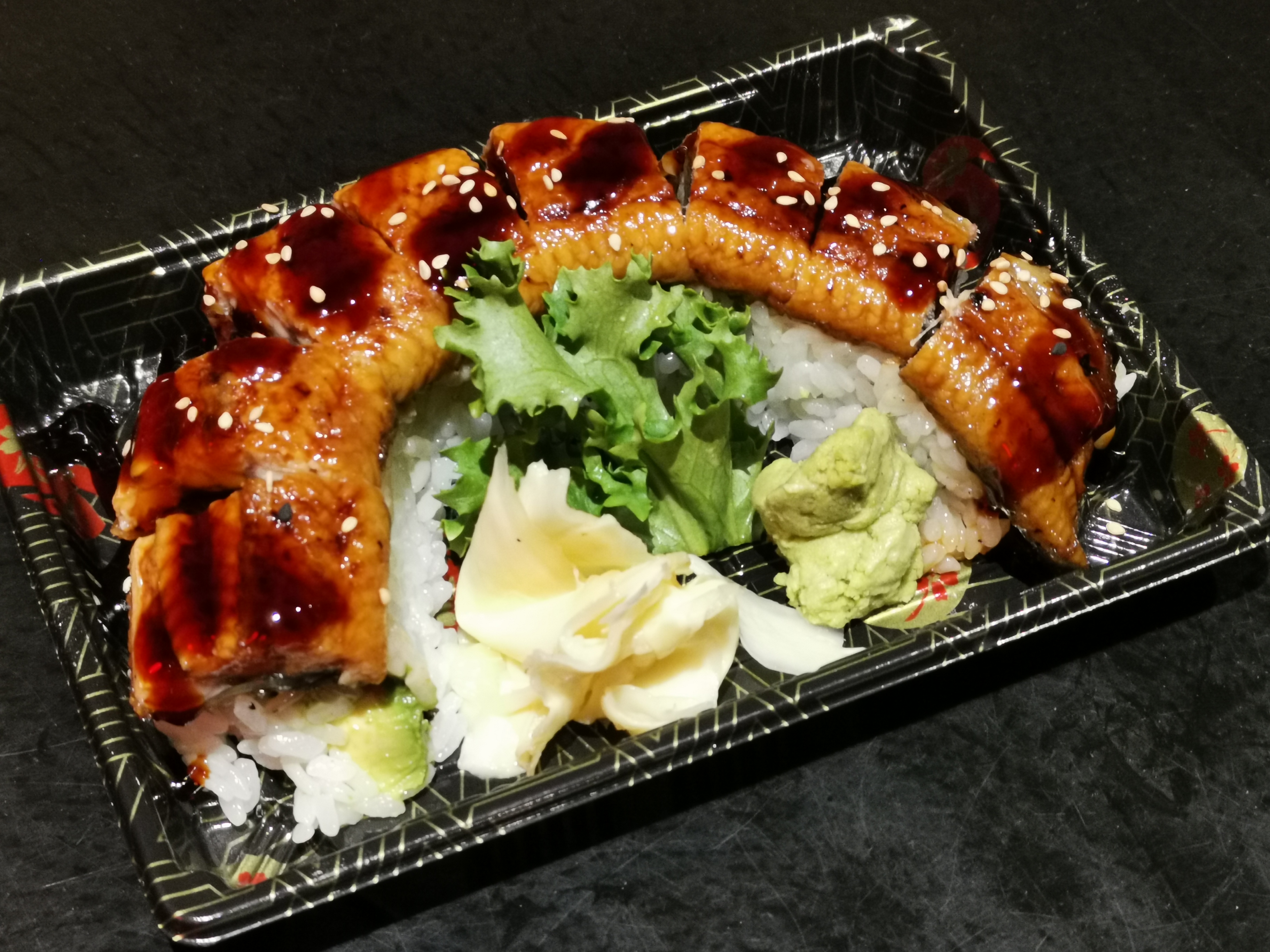 Order Black Dragon Roll food online from Sakura 6 store, Brooklyn on bringmethat.com