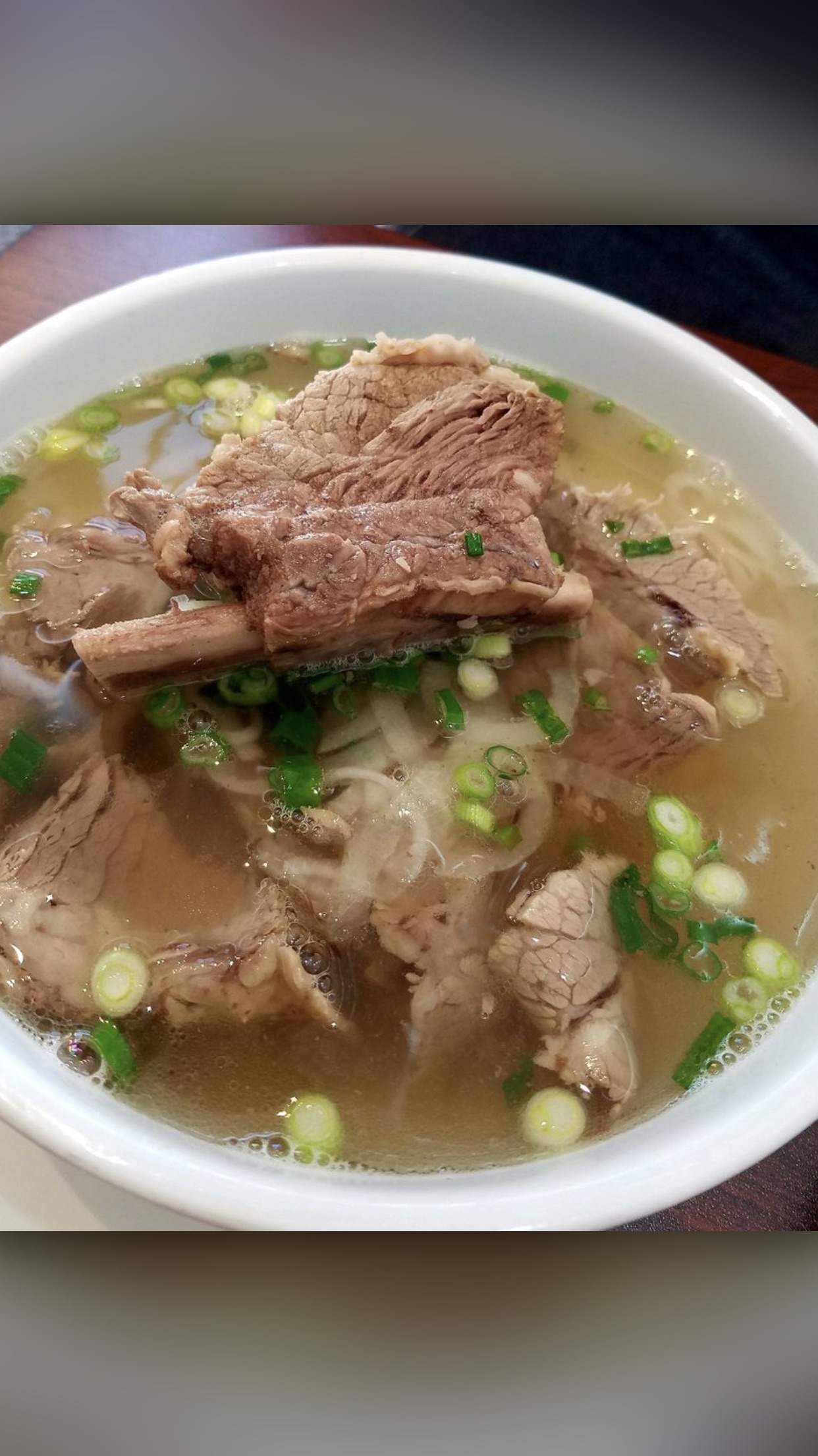 Order P12. Short Rib and Brisket Pho food online from Pho Beef Noodle & Grill store, Lewisville on bringmethat.com