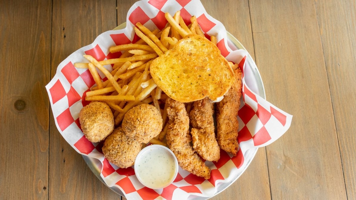 Order 3 Tenders & 3 Boudin Ball food online from 7 Spice Cajun Seafood store, Missouri City on bringmethat.com