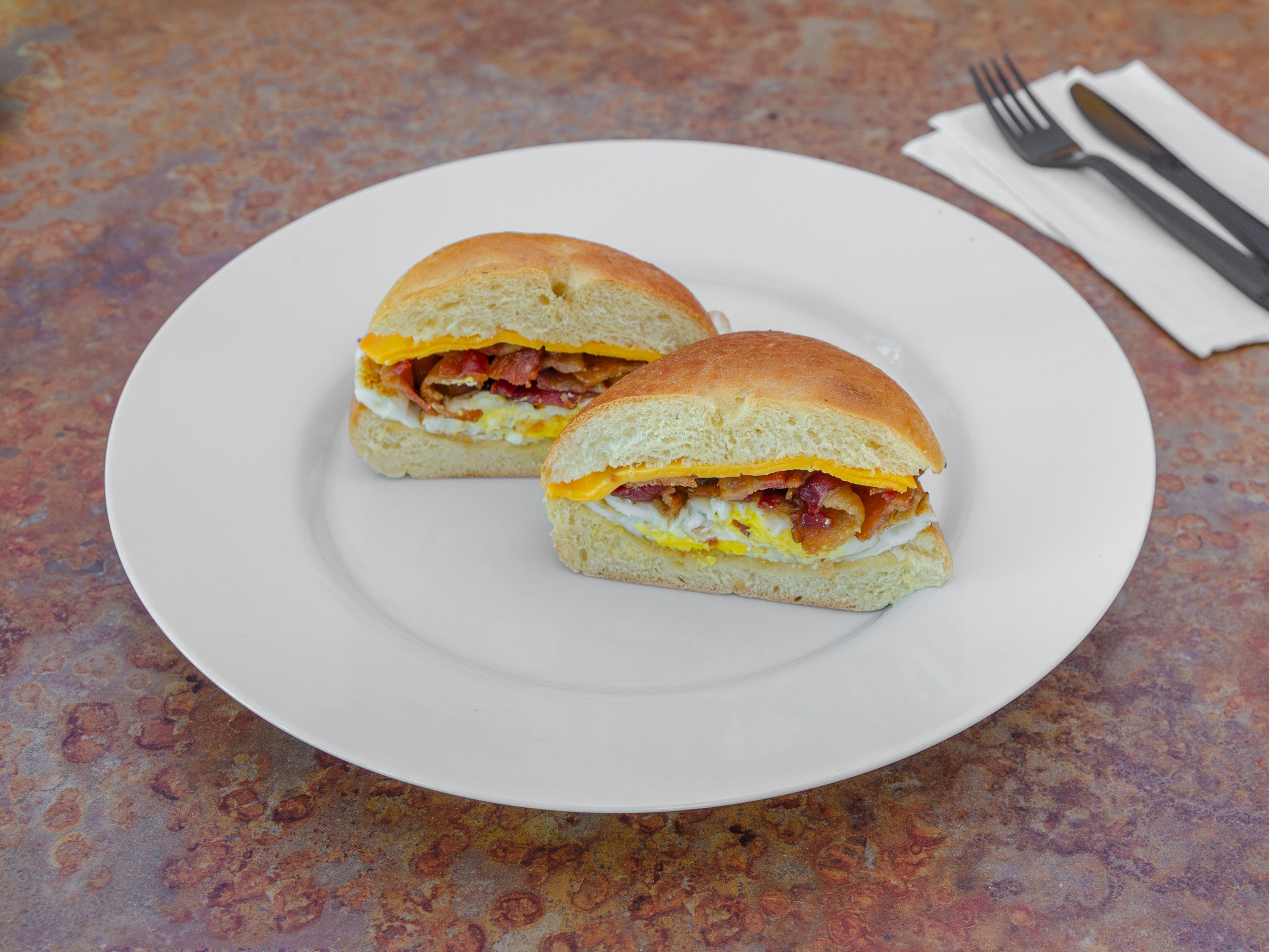 Order #3 Two Eggs and Cheese On a Roll food online from Suburban Eats store, Melville on bringmethat.com