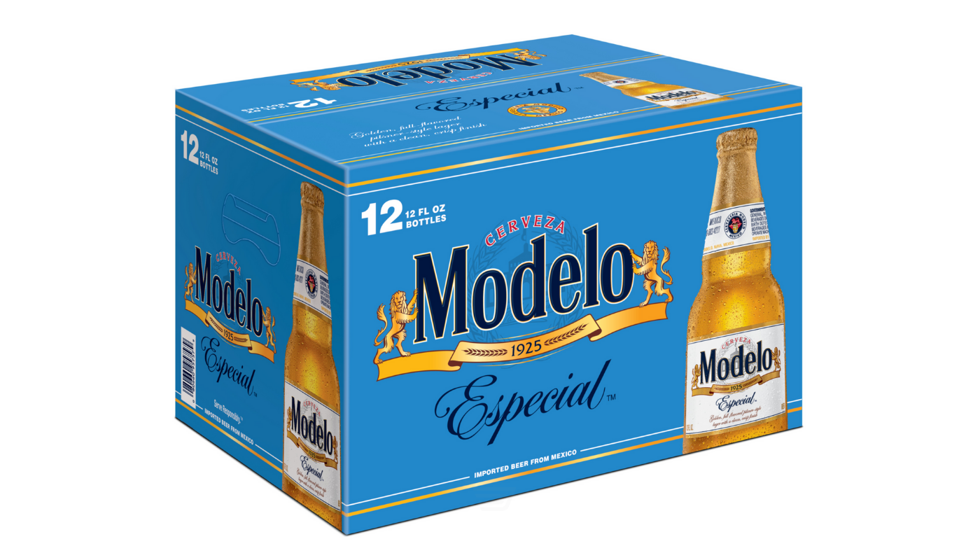Order  Modelo Especial 12 Pack 12 oz Bottles  food online from Circus Liquor store, Los Angeles on bringmethat.com