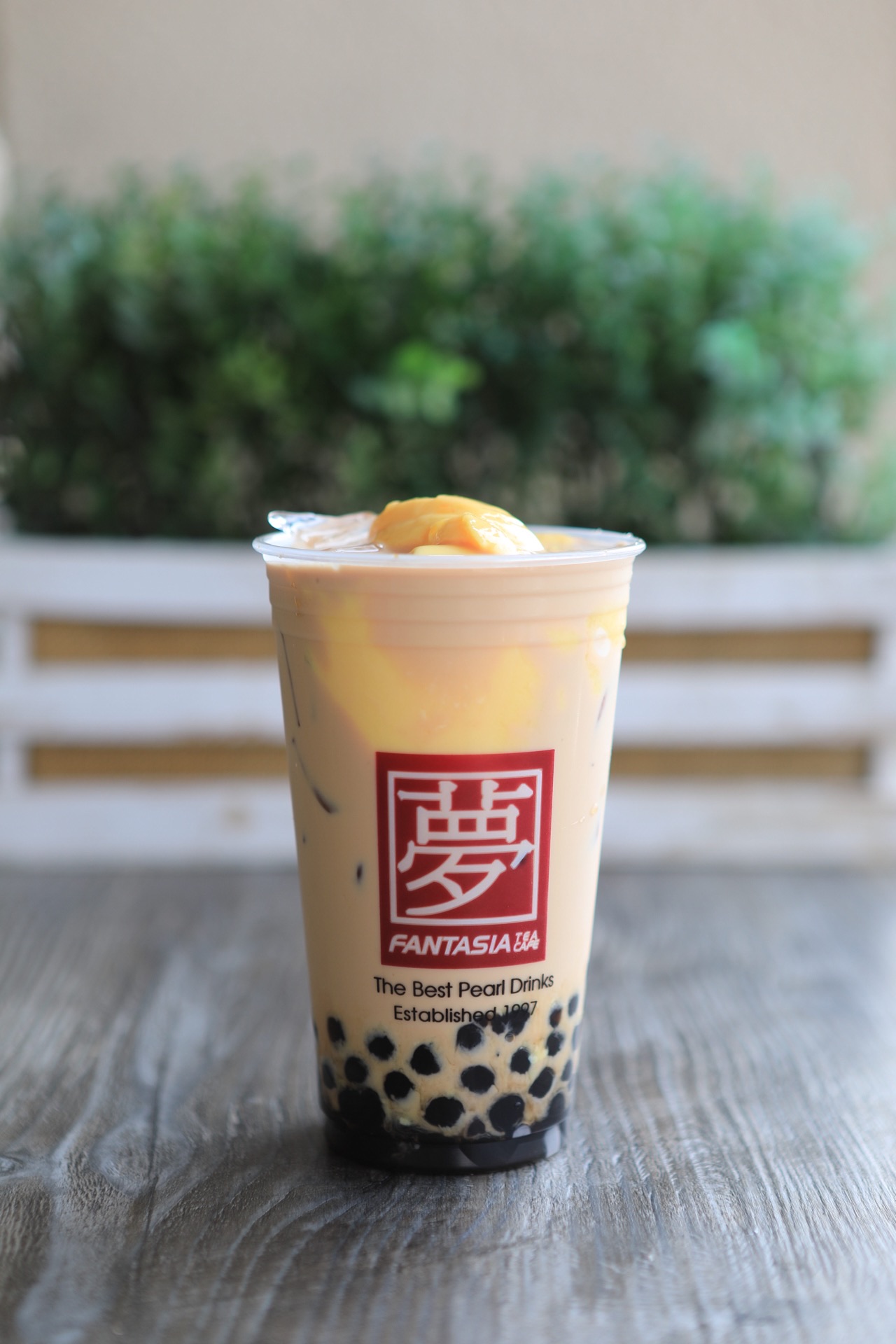 Order Almond Milk Tea food online from Fantasia Coffee & Tea store, Santa Clara on bringmethat.com