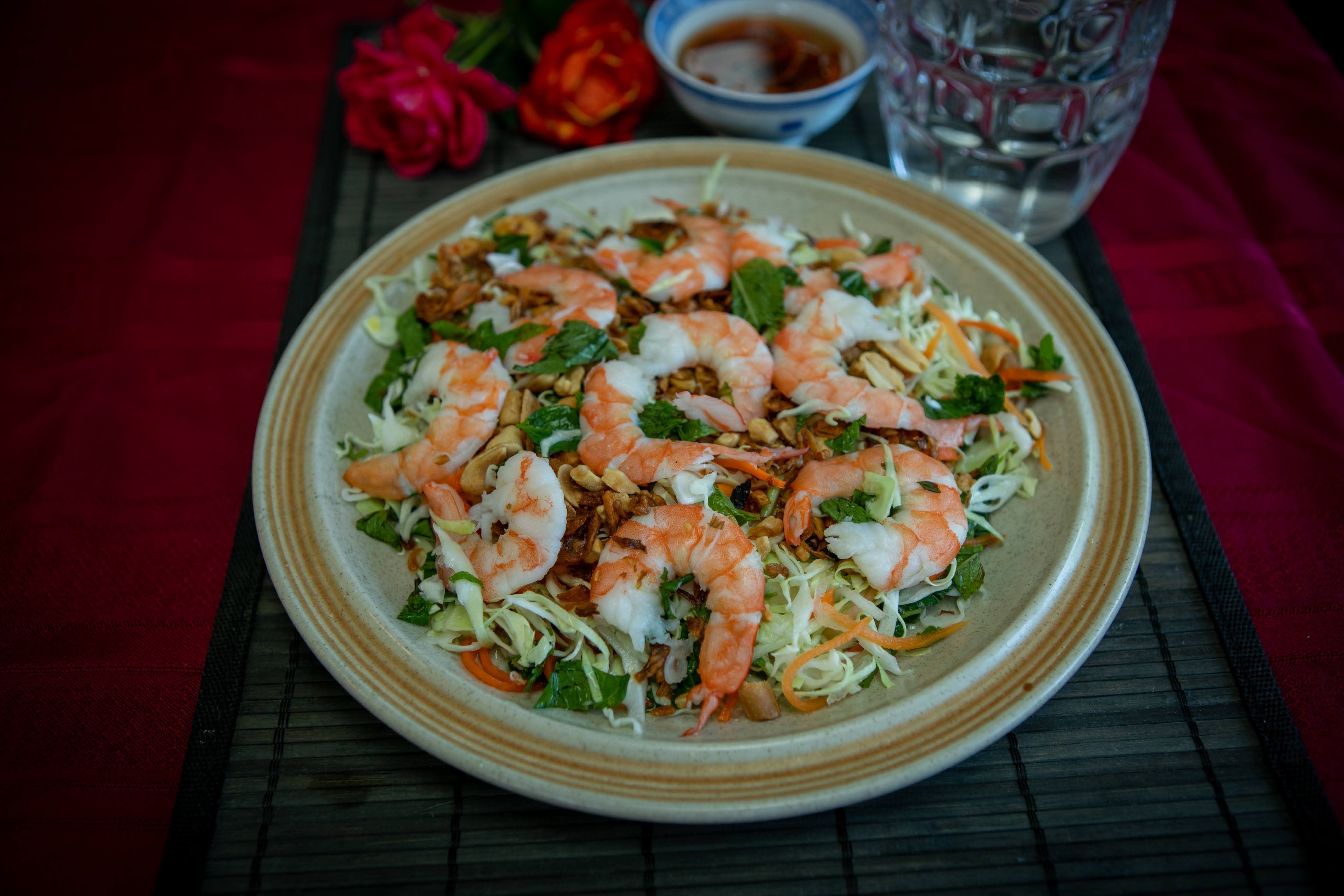 Order 15. Shrimp Salad food online from Le Paradis store, hayward on bringmethat.com