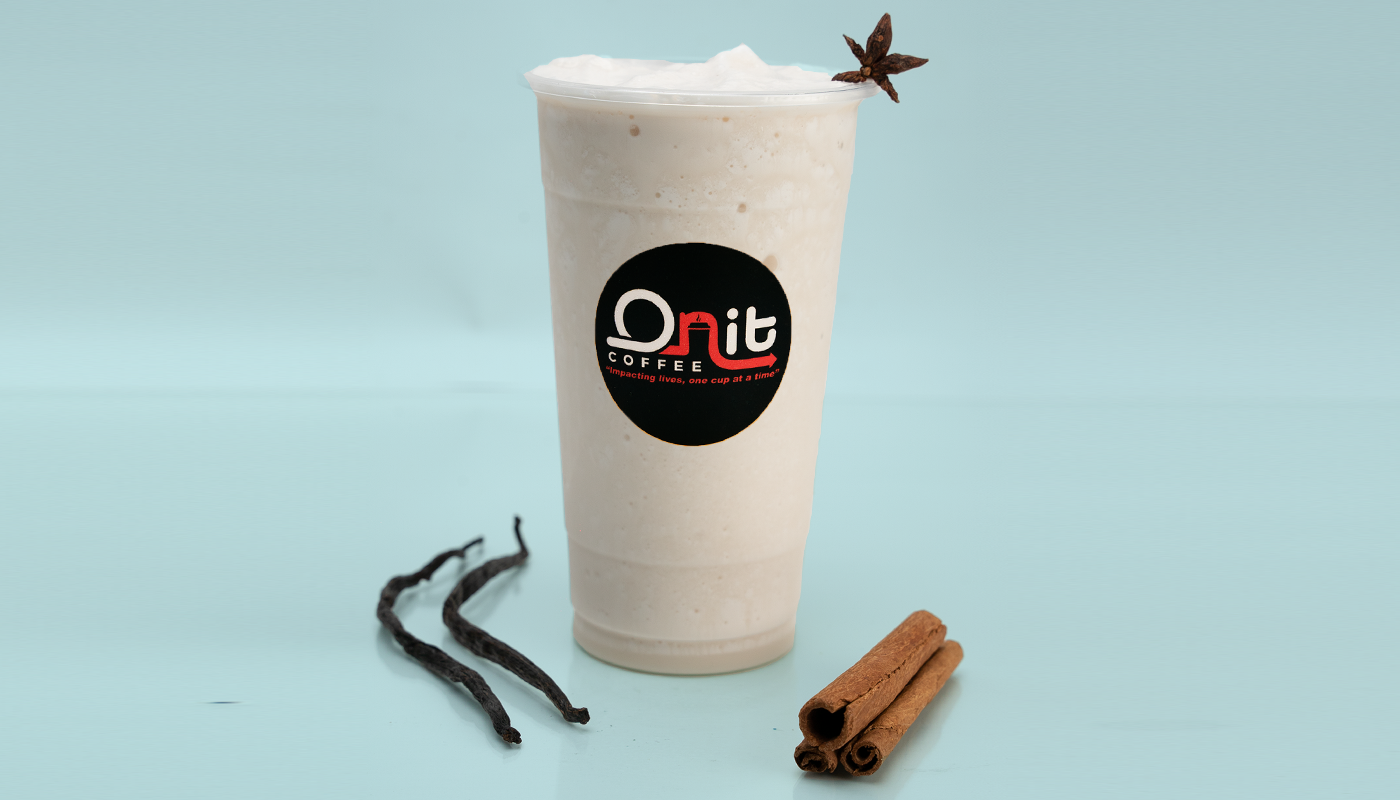Order Vanilla Chai Protein Shake food online from Onit Coffee store, Elk Grove on bringmethat.com