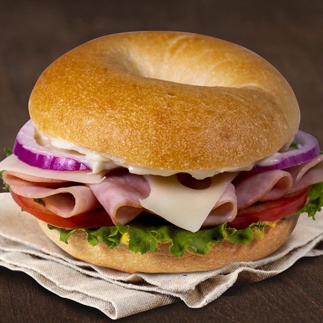 Order Ham & Swiss Sandwich food online from Einstein Bagels store, Las Vegas on bringmethat.com