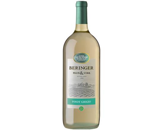 Order Beringer Main & Vine, Pinot Grigio · 1.5 L food online from House Of Wine store, New Rochelle on bringmethat.com