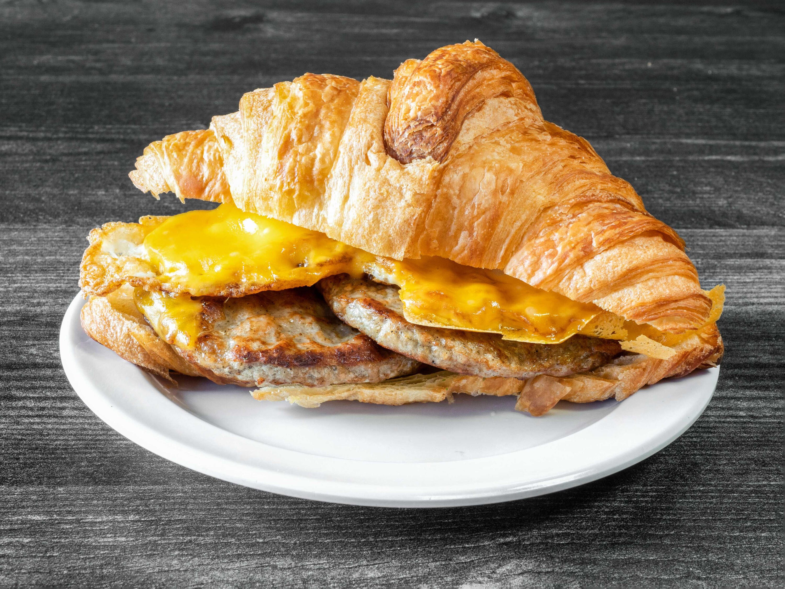 Order Ham, Egg and Cheese Croissant food online from Pick-A-Deli store, Hayward on bringmethat.com