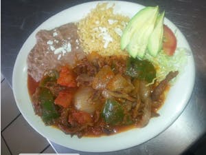 Order Bistec Ranchero food online from Mexico Restaurant store, Des Plaines on bringmethat.com