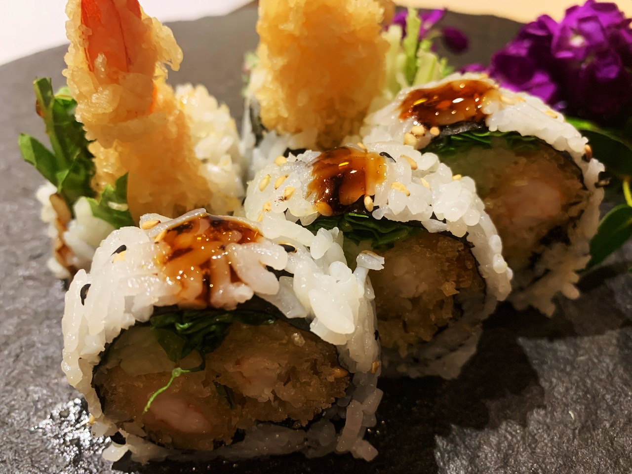 Order Shrimp Tempura Roll food online from Shogun store, Albany on bringmethat.com