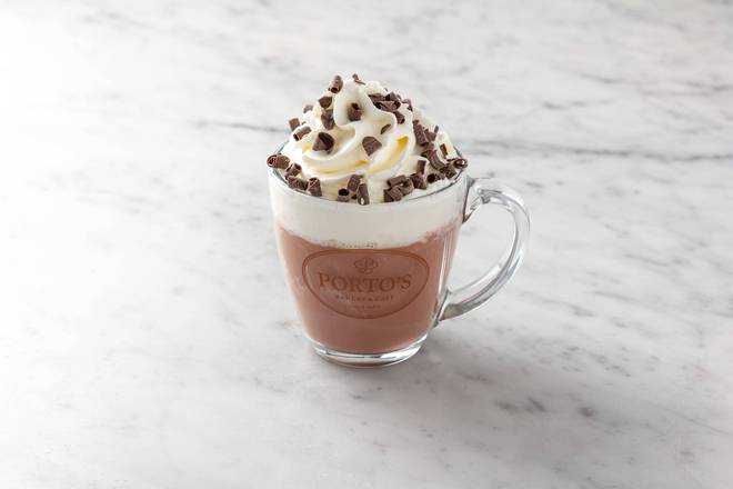 Order Hot Chocolate food online from Porto's Bakery & Cafe store, Downey on bringmethat.com