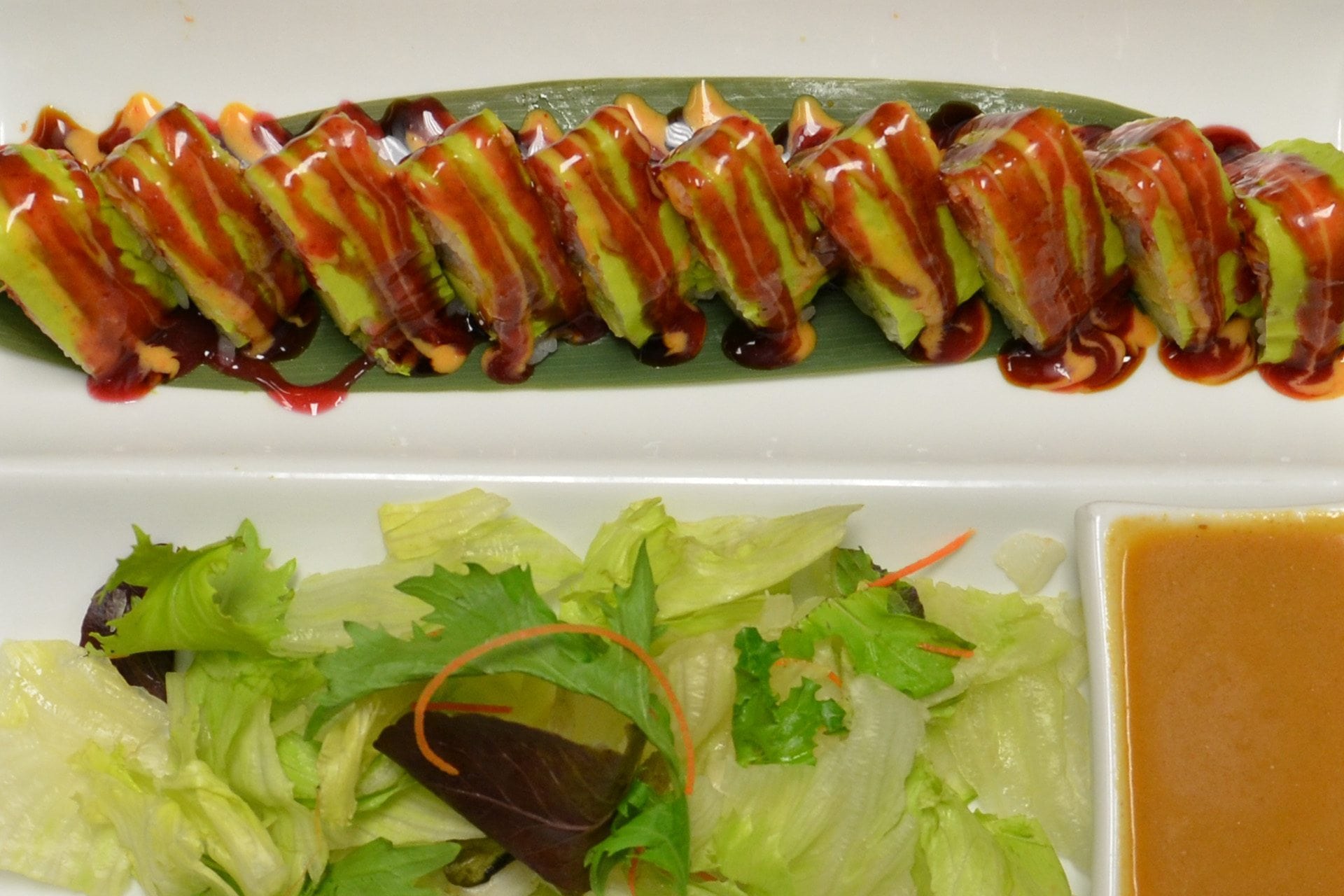 Order Dragon Roll food online from Bento Asian Bistro store, Indianapolis on bringmethat.com