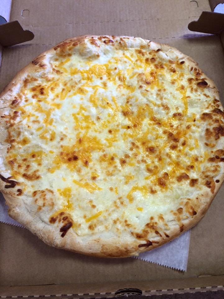 Order Pierogie Pizza - Small 10'' (4 Slices) food online from Premiere Pizza store, Delmont on bringmethat.com