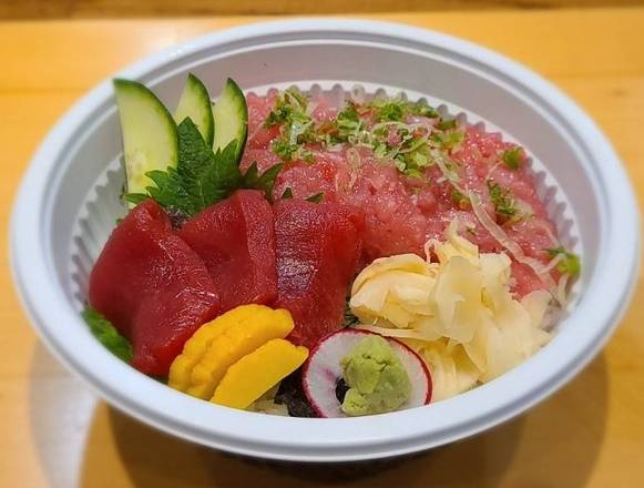 Order Negi Toro Deluxe Bowl  food online from Katsu-ya store, Studio City on bringmethat.com