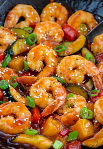 Order 50. Sweet and Sour Shrimp food online from Great Wall Chinese Restaurant store, Doylestown on bringmethat.com