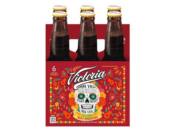 Order Victoria Amber Lager Mexican Beer - 6x 12oz Bottles food online from Sky Liquors store, Chicago on bringmethat.com