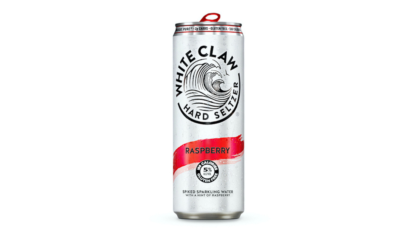 Order White Claw Spiked Sparkling Water Raspberry 6 Pack 12 oz Cans food online from Ocean Liquor store, South Pasadena on bringmethat.com