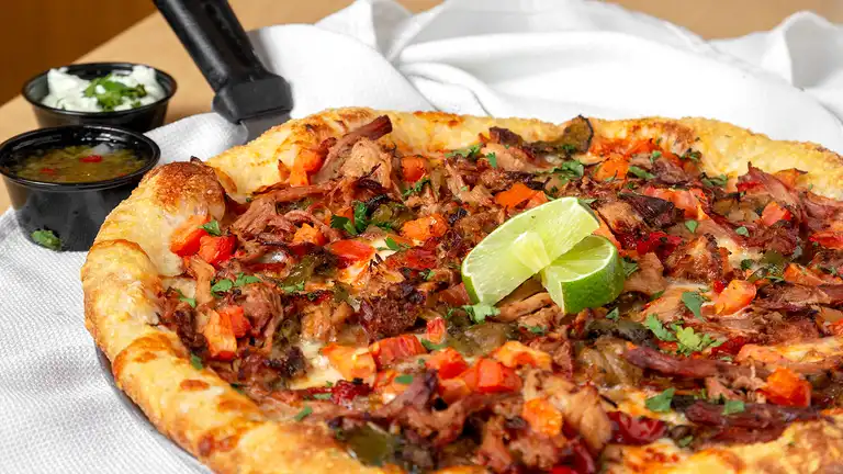 Order Carnitas Libre Pizza Pie food online from Boombozz Craft Pizza And Tap House store, Elizabethtown on bringmethat.com