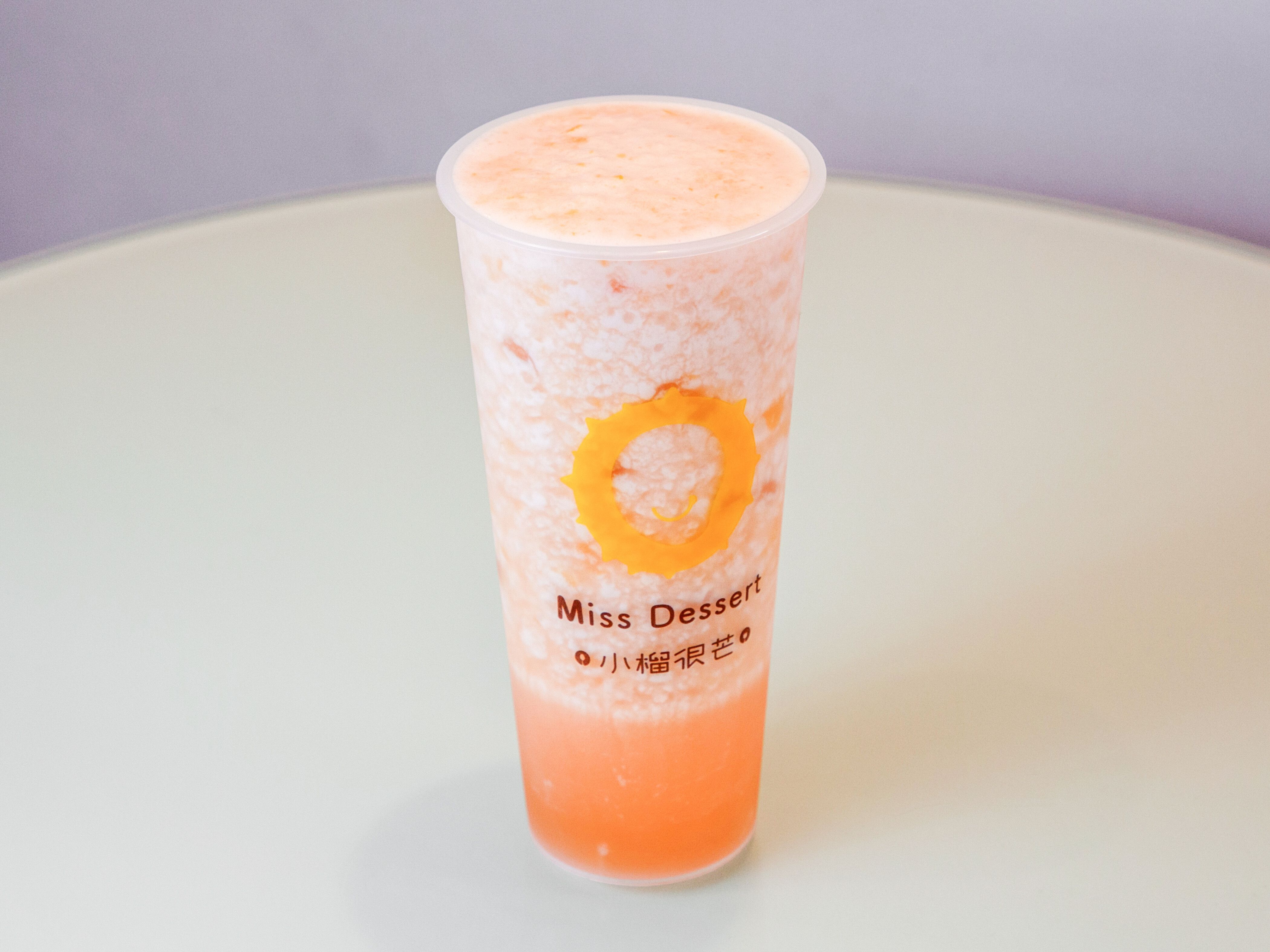 Order Peach Smash with Crystal Boba food online from Miss Dessert store, Mesa on bringmethat.com