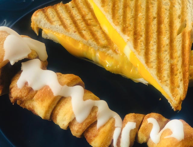 Order 3 Cheese Panini food online from Cafe Express store, Davenport on bringmethat.com