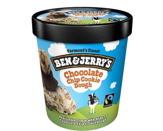 Order Ben & Jerry's Pint (Chocolate Chip Cookie Dough) food online from Balboa Tap House store, San Diego on bringmethat.com
