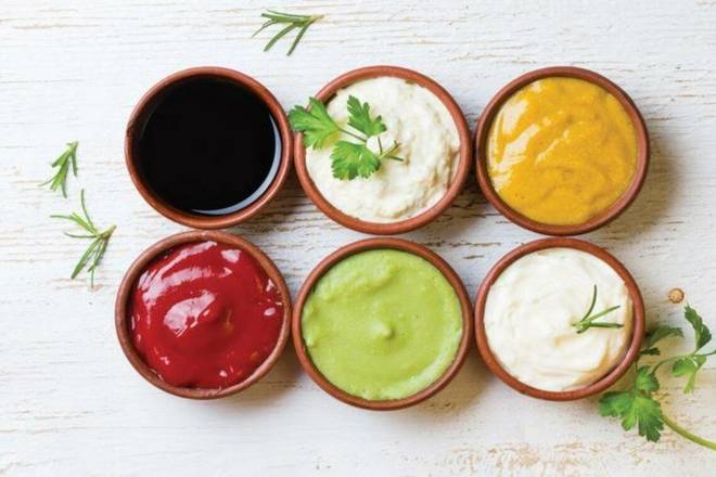 Order Side of Condiments food online from Fire Bowl Cafe store, Austin on bringmethat.com