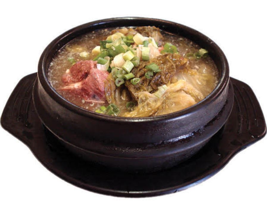 Order Short Rib Beef Stew Special 우거지 갈비탕 food online from Pyeong Chang Tofu store, Oakland on bringmethat.com