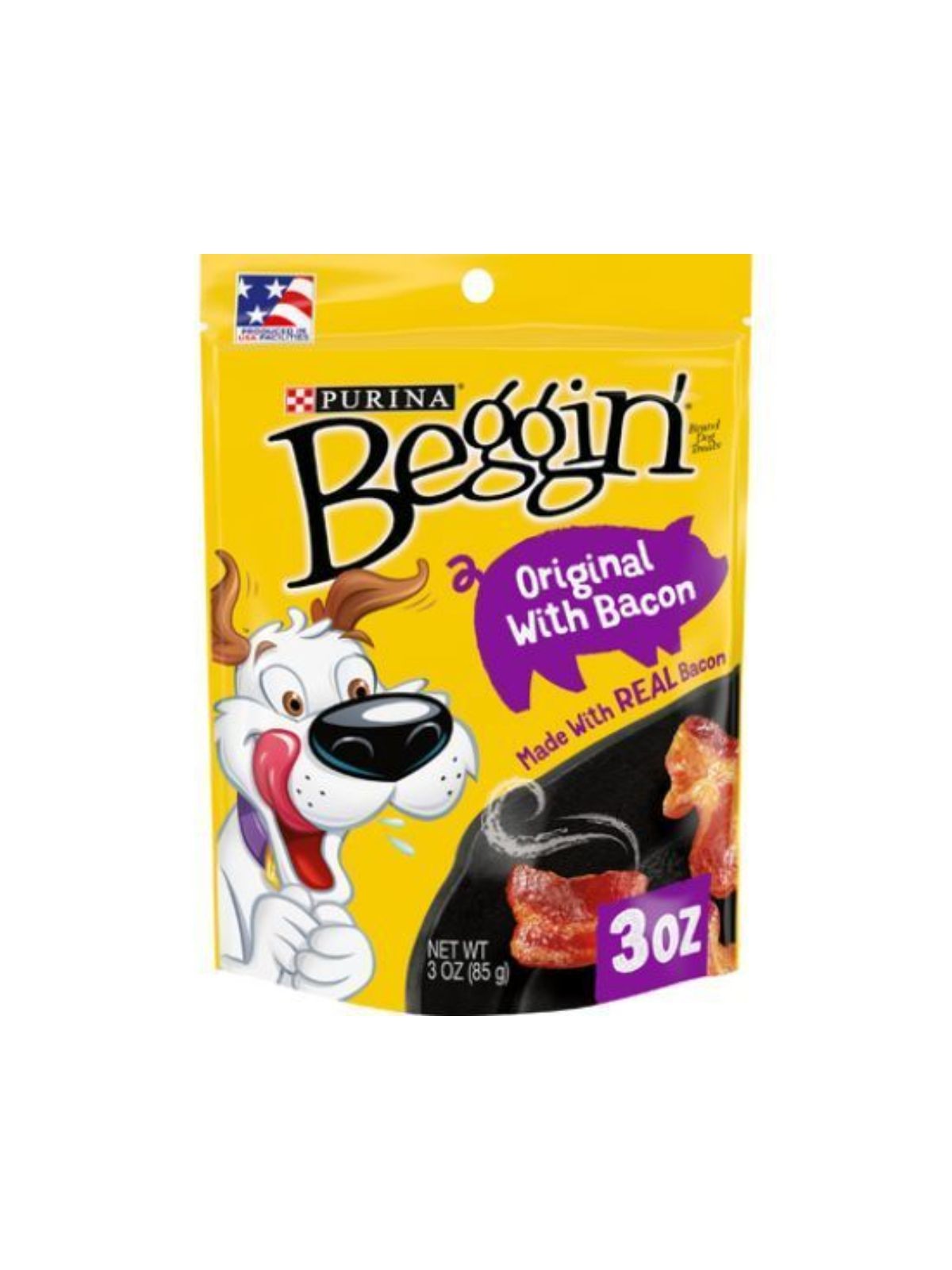Order Purina Beggin Bacon Strips (3 oz) food online from Stock-Up Mart store, Minneapolis on bringmethat.com
