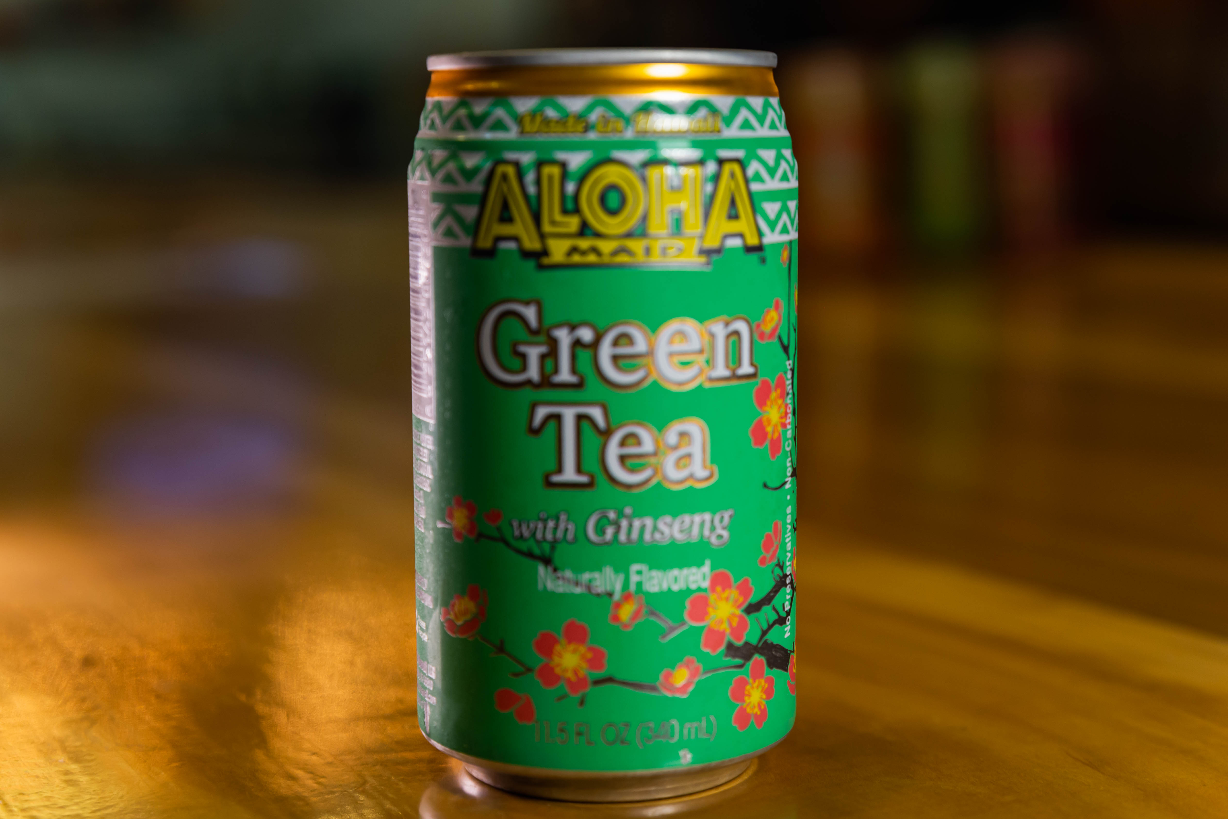 Order Aloha Maid - Green Tea with Ginseng food online from Poke Poku store, Las Vegas on bringmethat.com
