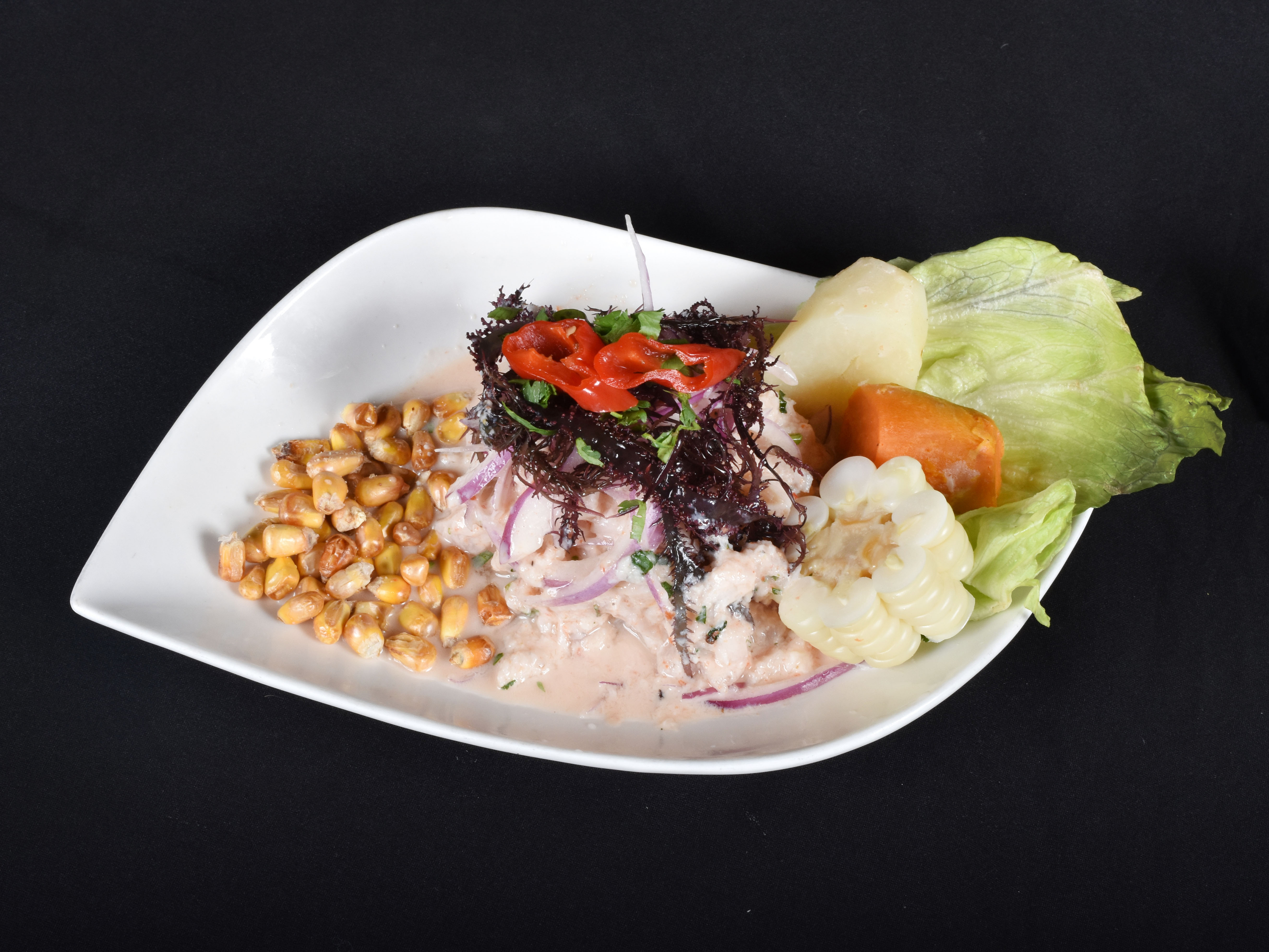 Order Ceviche  food online from Inca & Gaucho Restaurant store, Port Chester on bringmethat.com