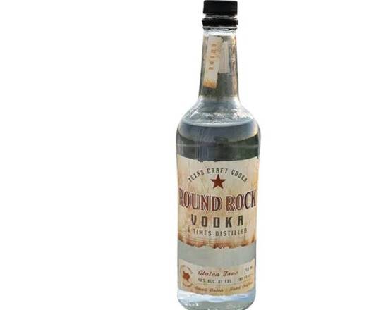 Order Round Rock, 750mL vodka (40.0% ABV) food online from Cold Spring Liquor store, Liberty Hill on bringmethat.com